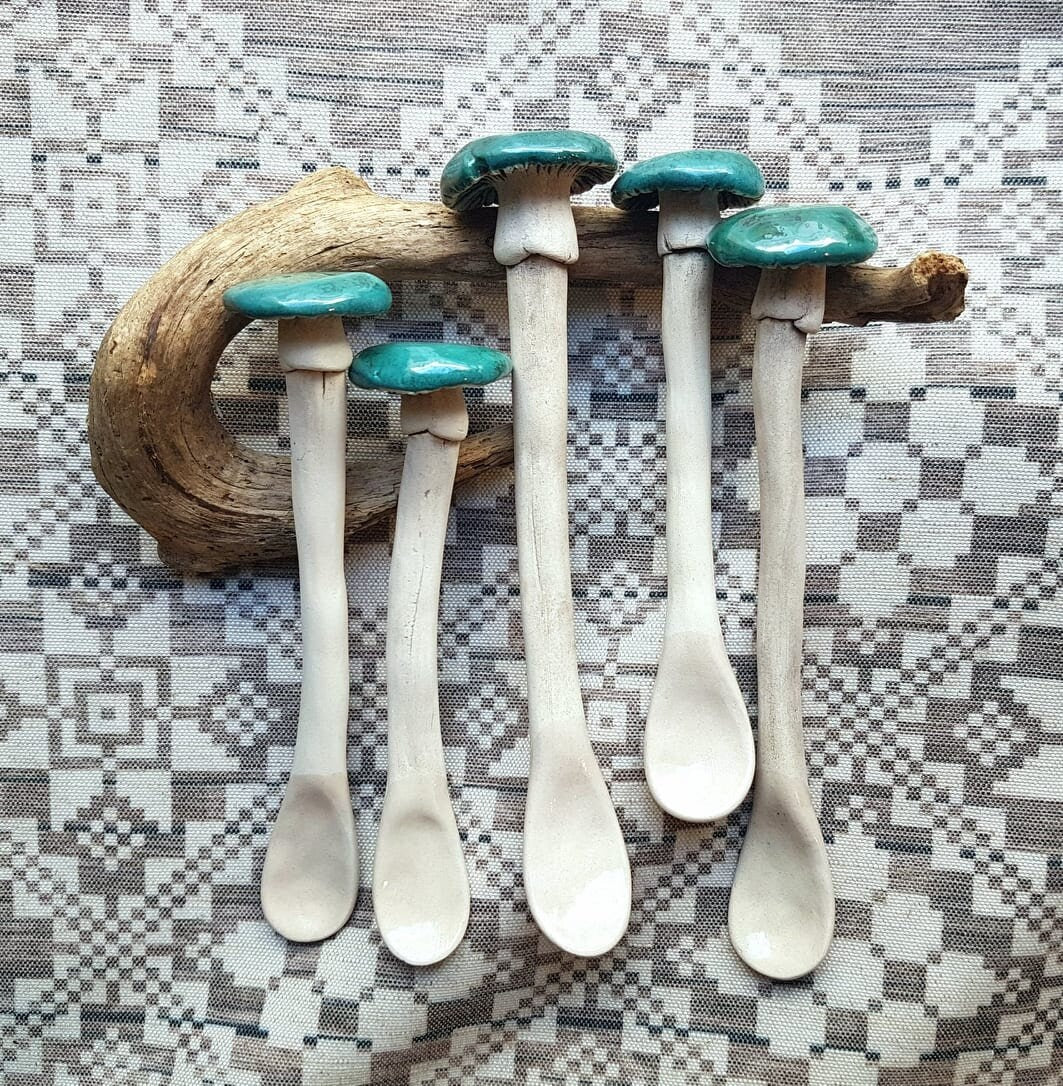 Ceramic Mushroom Spoon - Vikingamanita