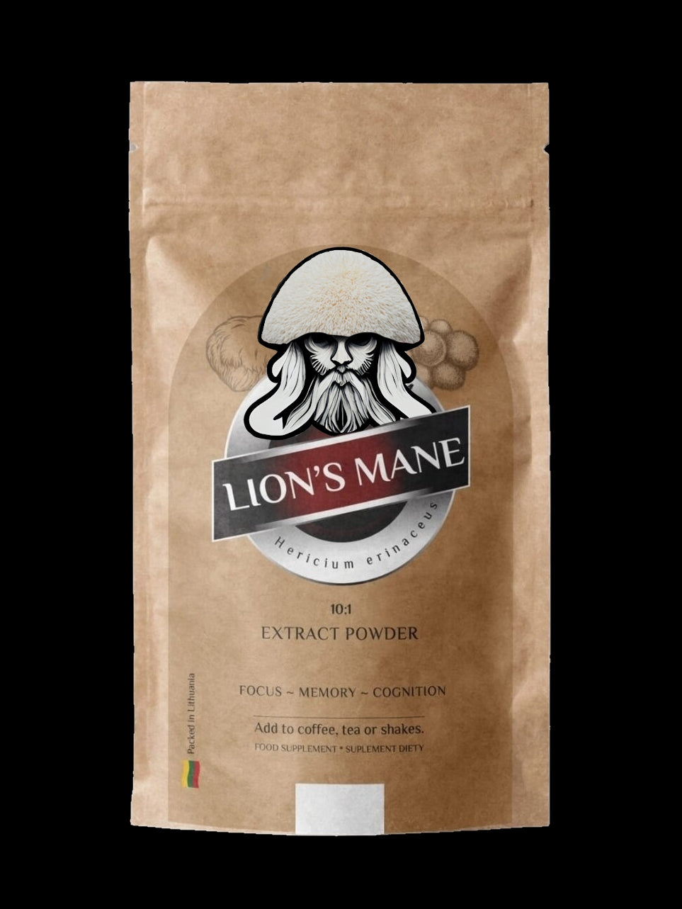 Lion's Mane Extract 10:1 Powder 100g - Vikingamanita