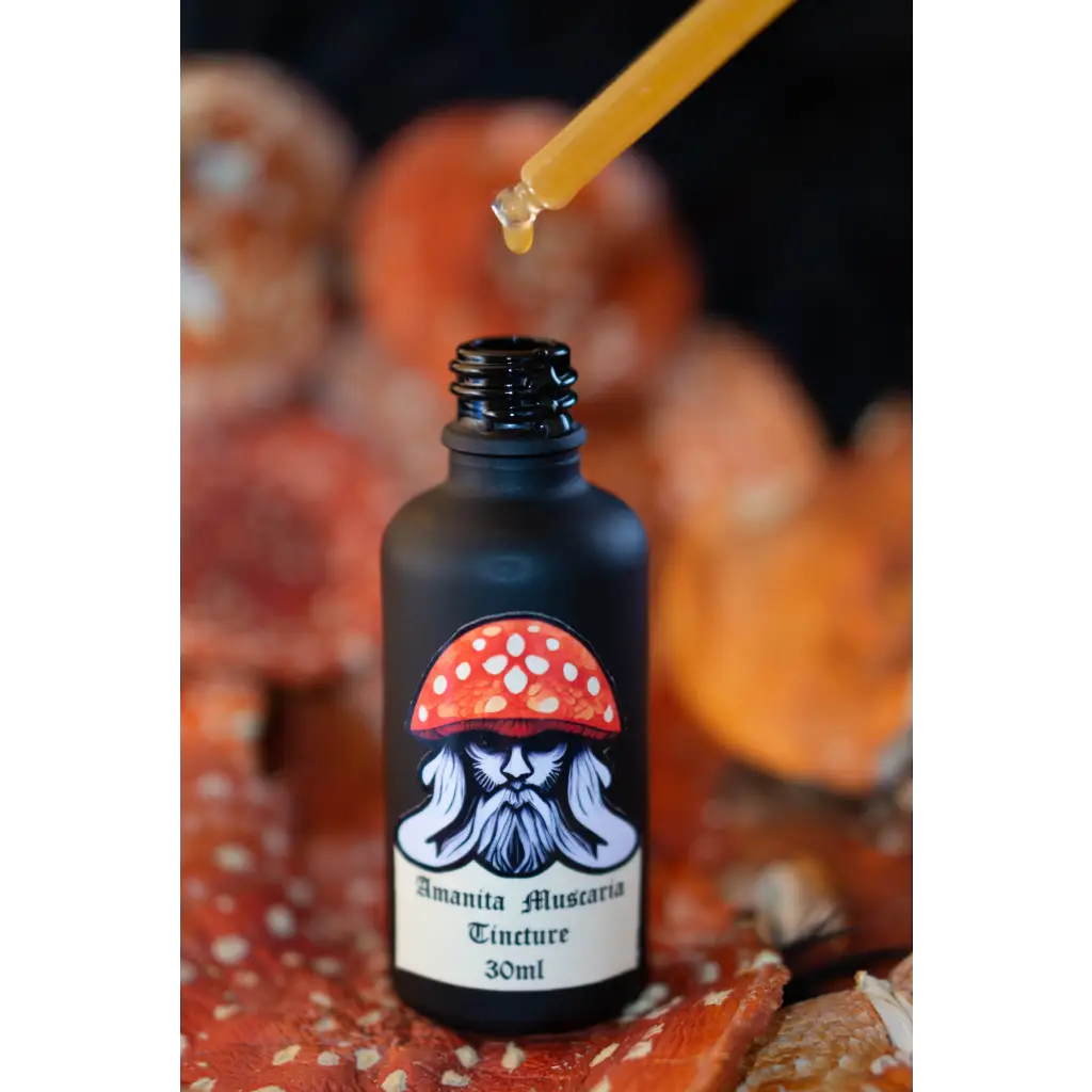 Amanita Muscaria tincture extract 30ml - dried mushrooms