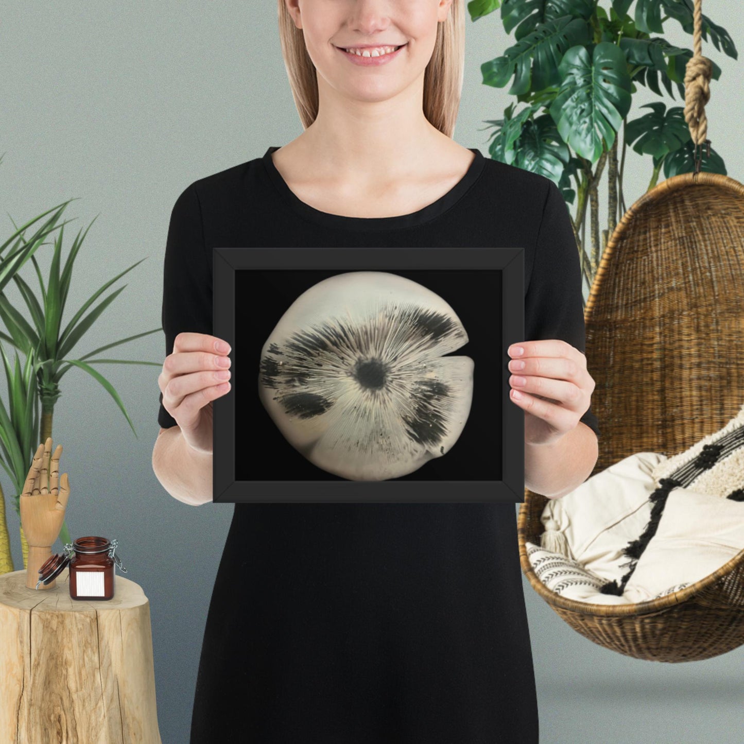 Fly agaric spore print