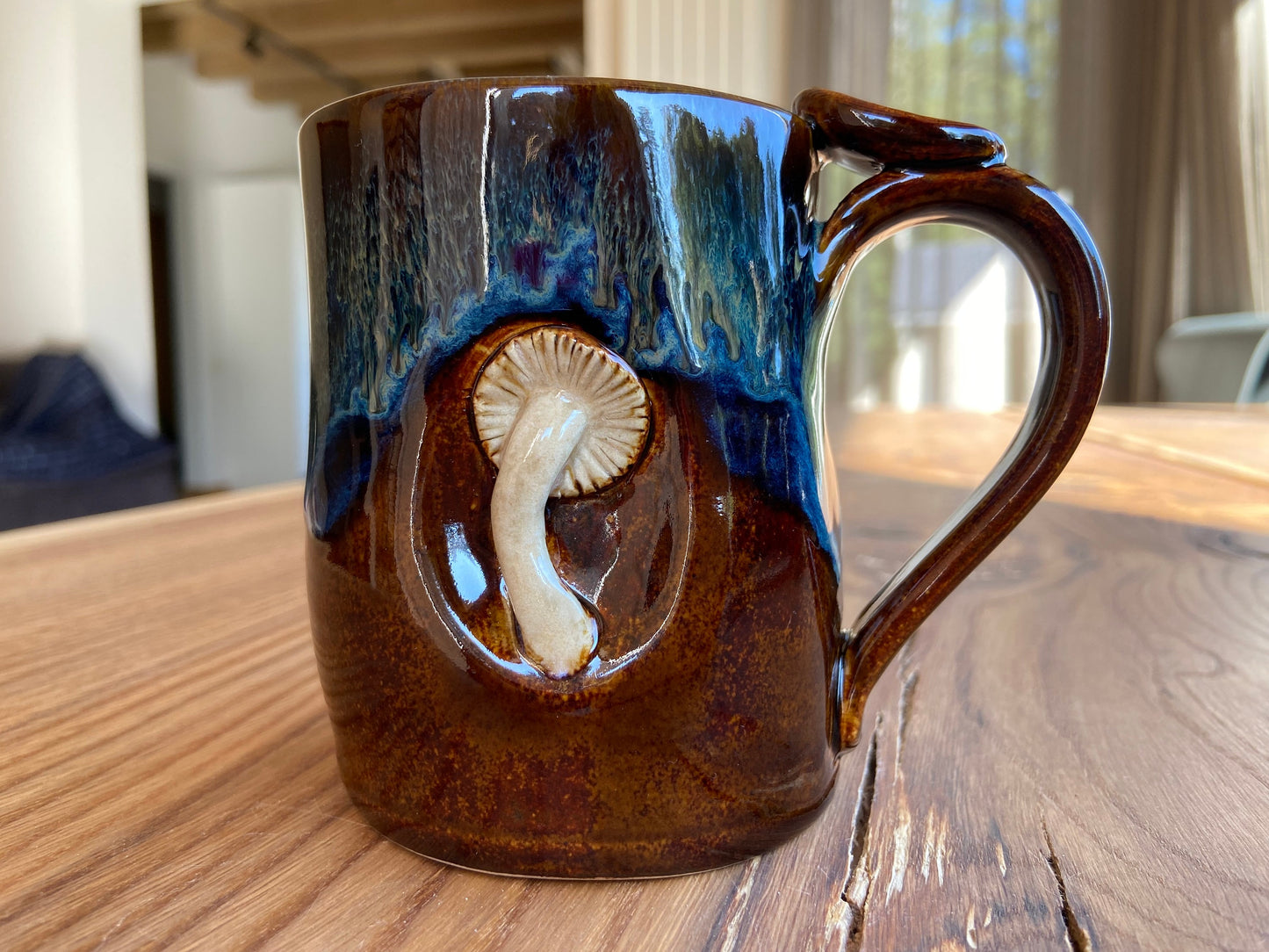 Handmade Mushroom mug 16 or 12 fl oz - Vikingamanita